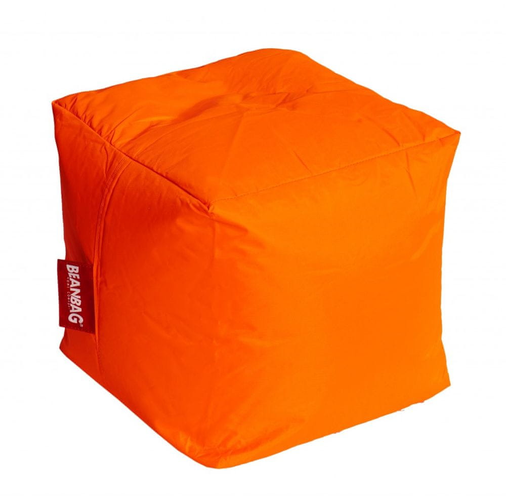 Beanbag Sedací vak cube fluo orange